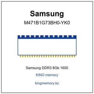 SO-DIMM DDR3 8Gb 1600Mhz Samsung M471B1G73BH0-YK0