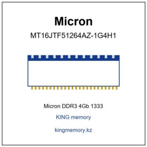 Micron  DDR3 4Gb 10600 MT16JTF51264AZ-1G4H1