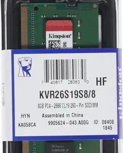 SO-DIMM DDR4 8Gb 2666Mhz Kingston KVR26S19S8/8