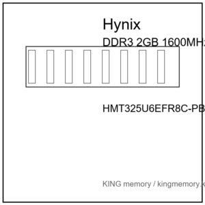 UDIMM DDR3 2GB 1600Mhz Hynix 1600Mhz HMT325U6EFR8C-PB(Уц)