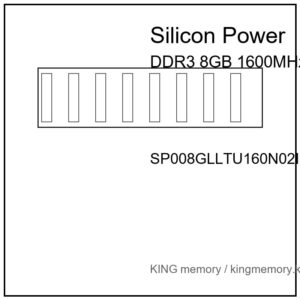 SP DDR3 8Gb 1600 SP008GLLTU160N02IP