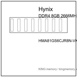 SO-DIMM DDR4 8Gb 2666Mhz Hynix HMA81GS6CJR8N-VK
