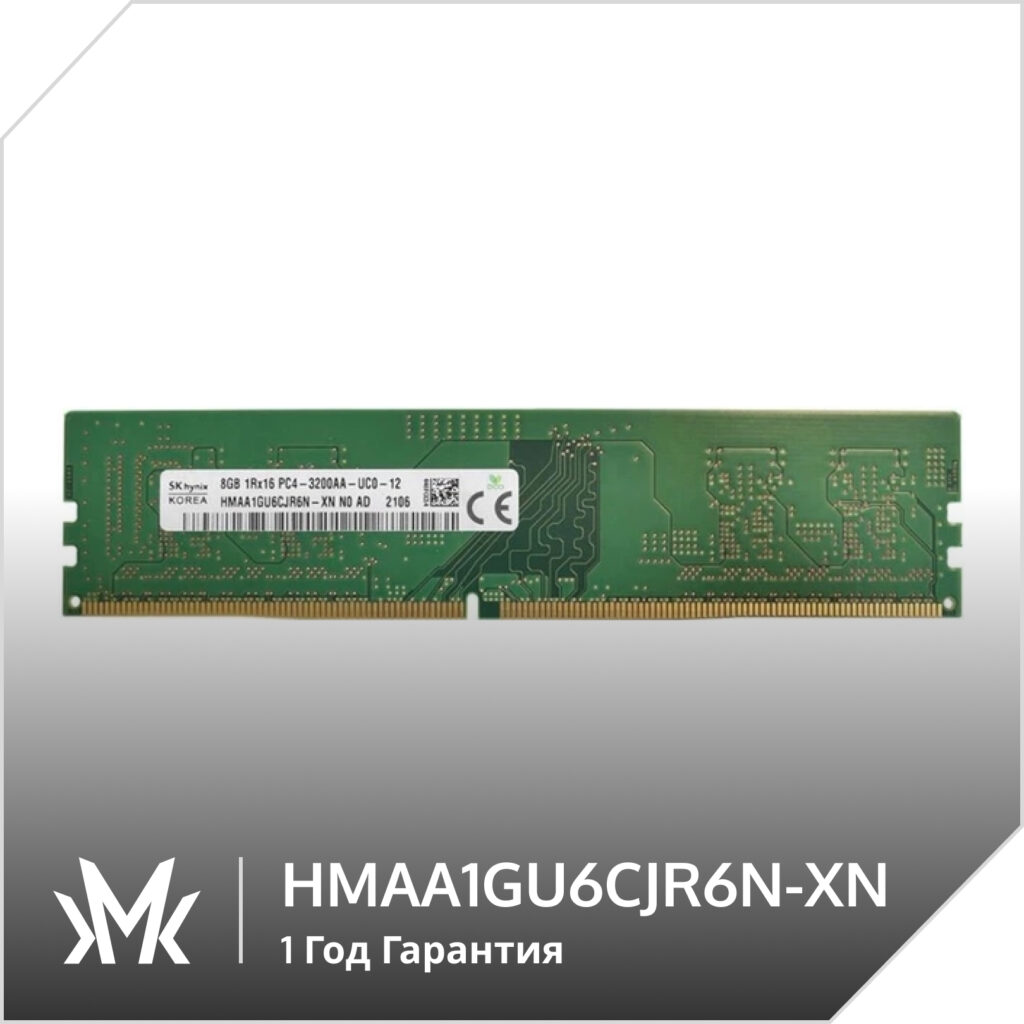 UDIMM DDR4 8Gb 3200Mhz Hynix HMAA1GU6CJR6N-XN
