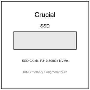 SSD Crucial P310 500Gb NVMe